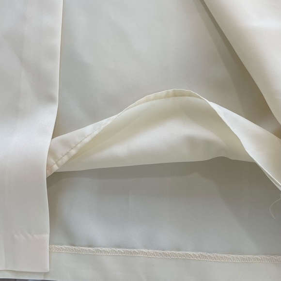 VINTAGE MICHAELANGELO PASTEL YELLOW FLOOR LENGTH SPAGHETTI STRAP GOWN!! - Picture 7 of 11